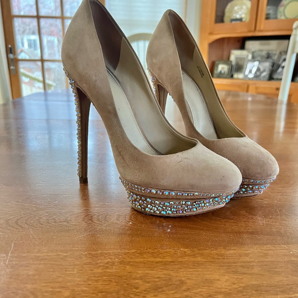 Swavoraki crystal Brian Atwood heels